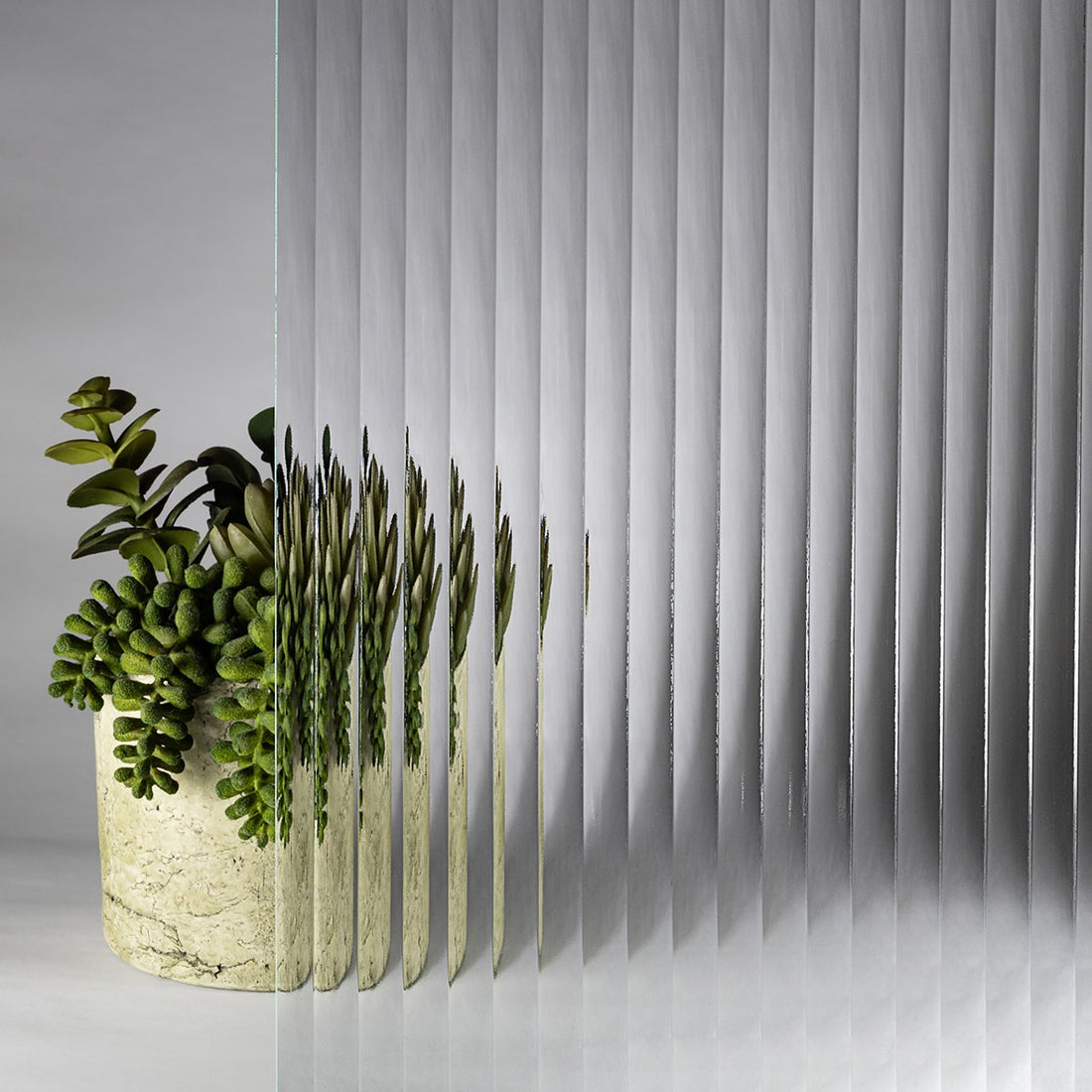 1/2" Reeded Low Iron