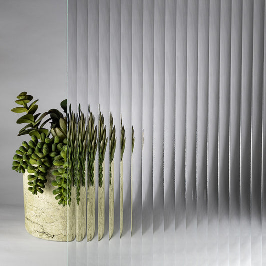 1/2" Reeded Low Iron